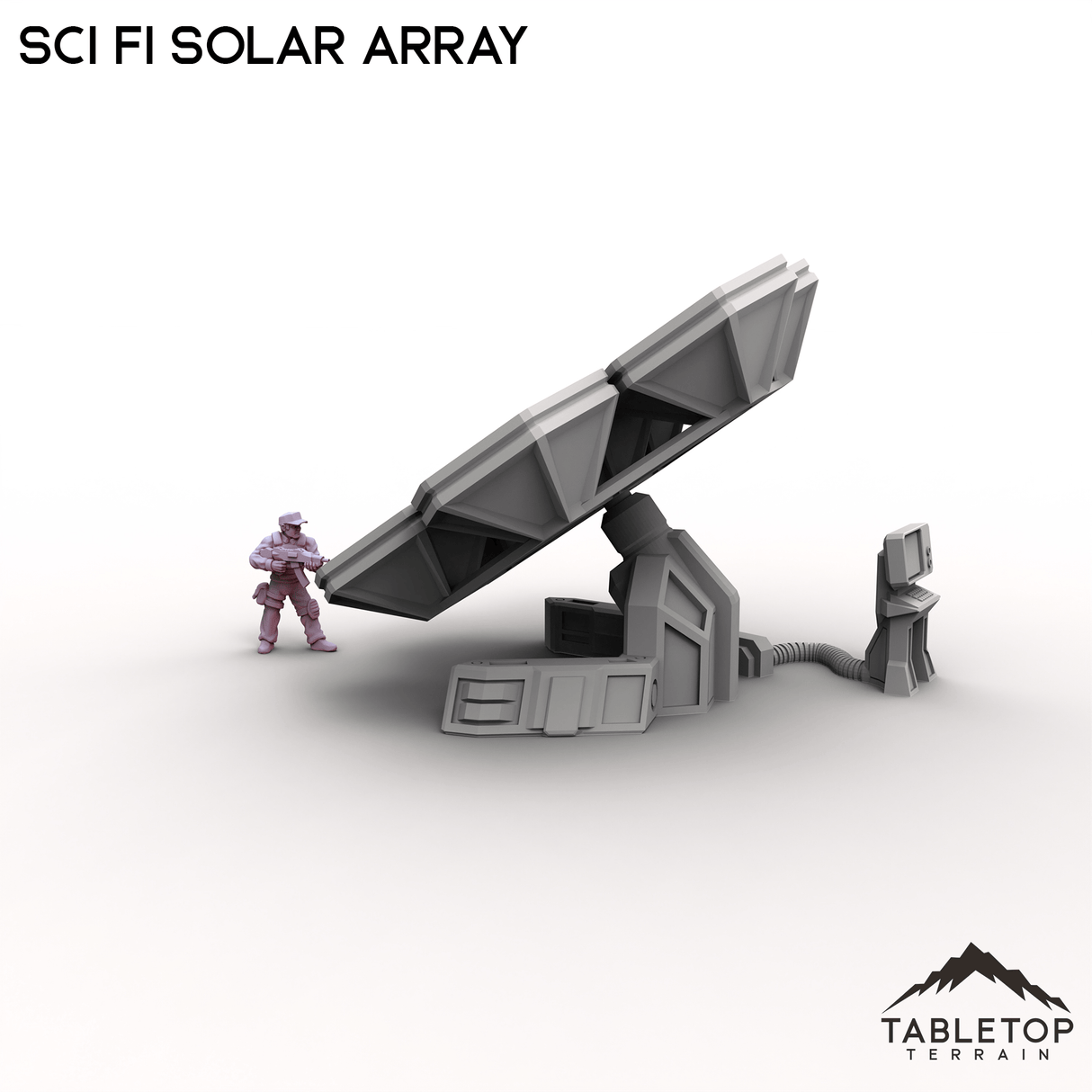 Tabletop Terrain Building Sci Fi Solar Array