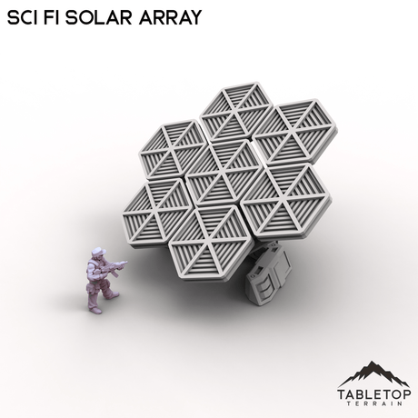 Tabletop Terrain Building Sci Fi Solar Array