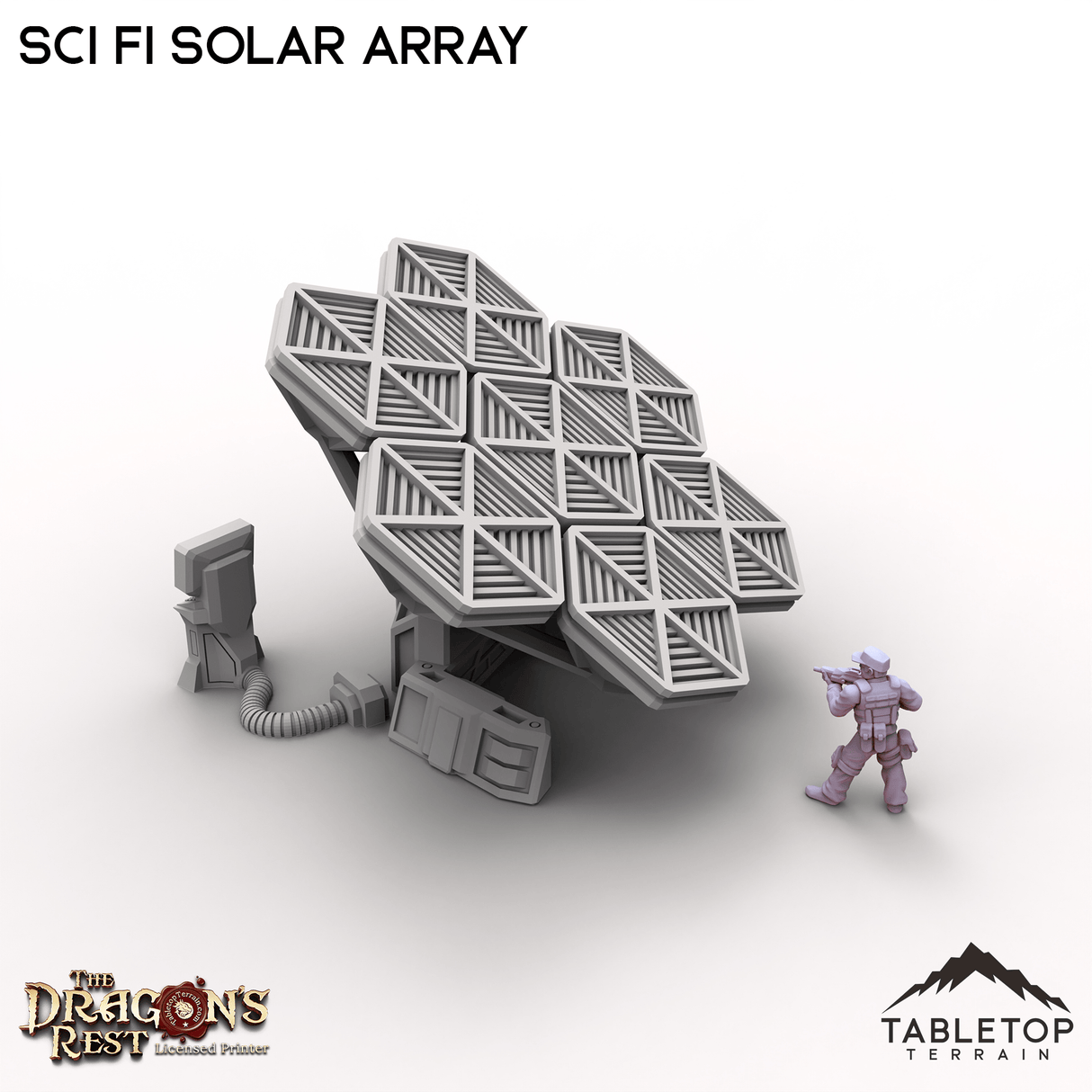 Tabletop Terrain Building Sci Fi Solar Array