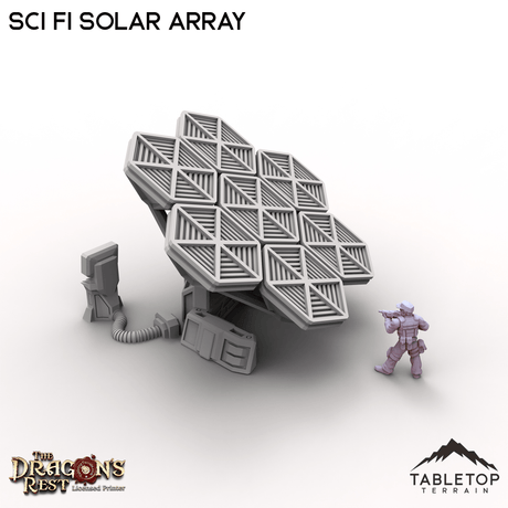Tabletop Terrain Building Sci Fi Solar Array