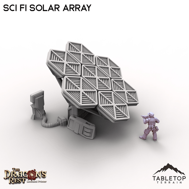 Tabletop Terrain Building Sci Fi Solar Array