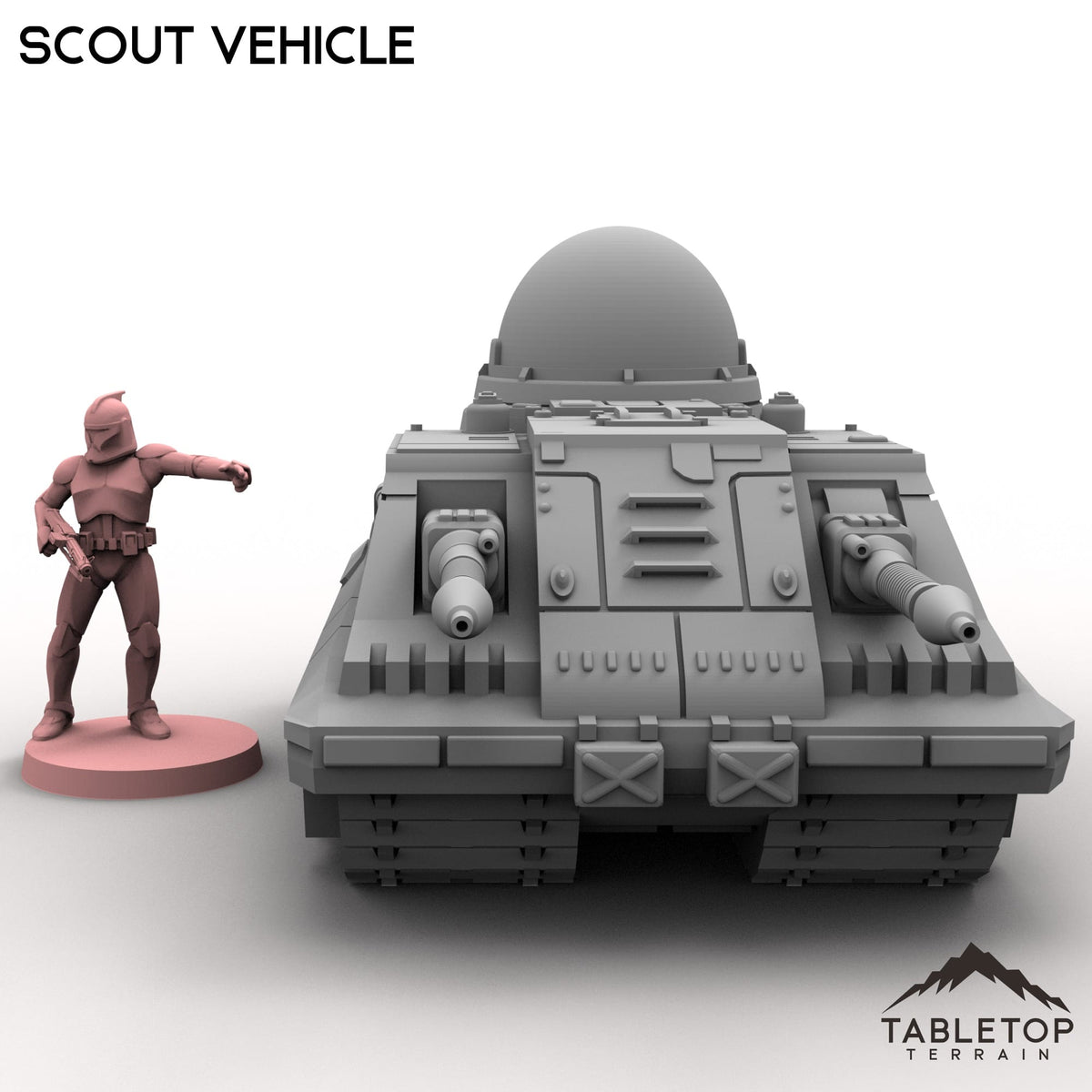 Tabletop Terrain Building Scout Vehicle