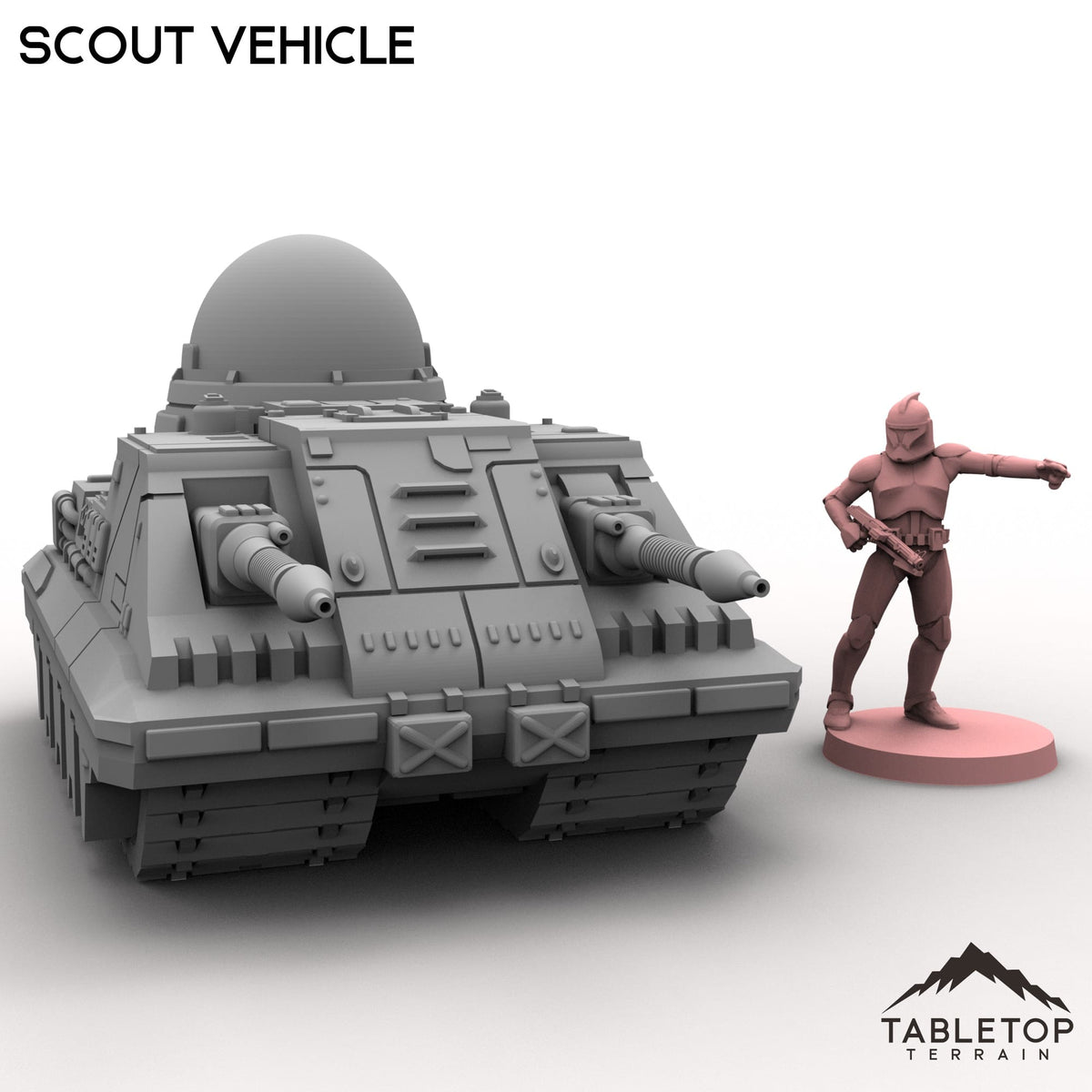 Tabletop Terrain Building Scout Vehicle