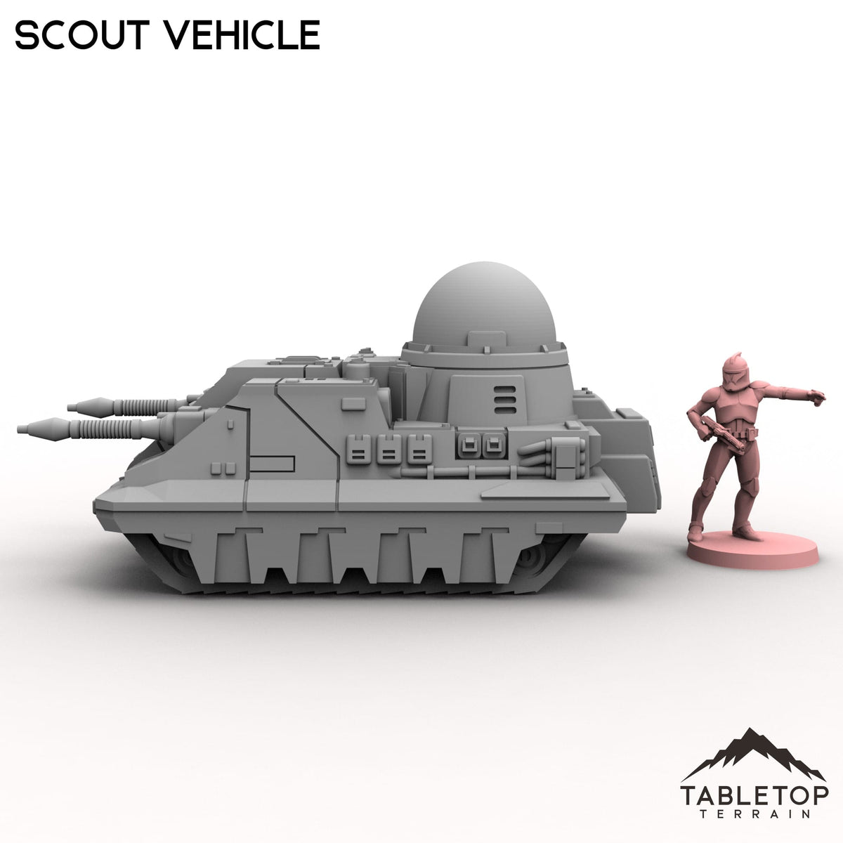 Tabletop Terrain Building Scout Vehicle