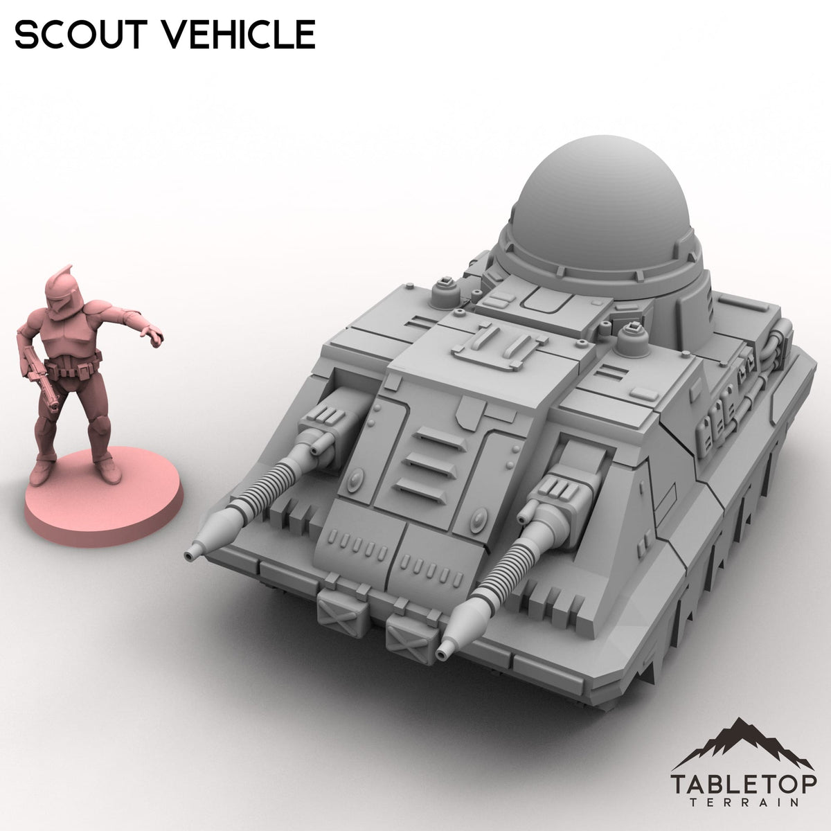 Tabletop Terrain Building Scout Vehicle