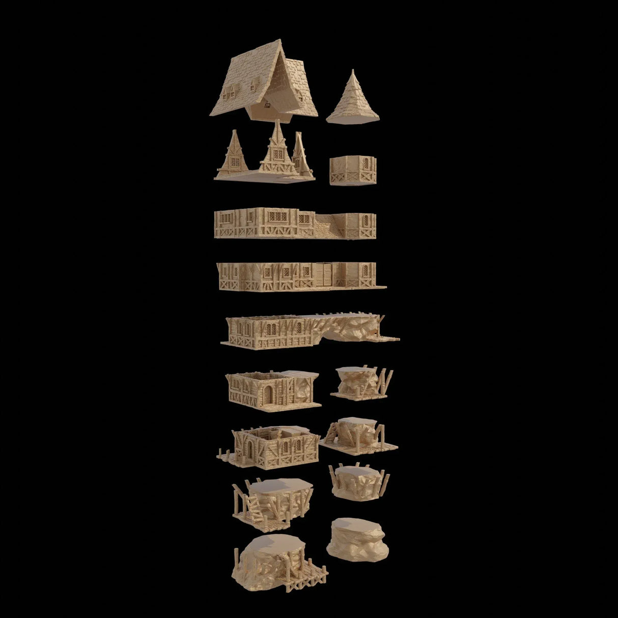 Tabletop Terrain Building Seaside Cliff Manor
