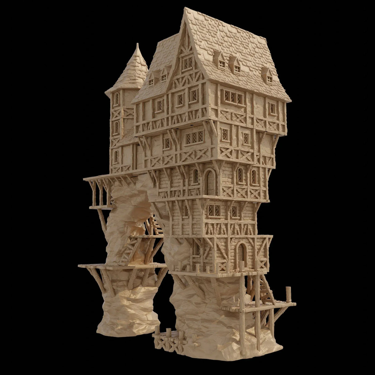 Tabletop Terrain Building Seaside Cliff Manor
