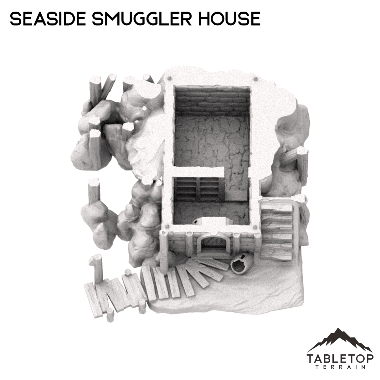 Tabletop Terrain Building Seaside Smuggler House