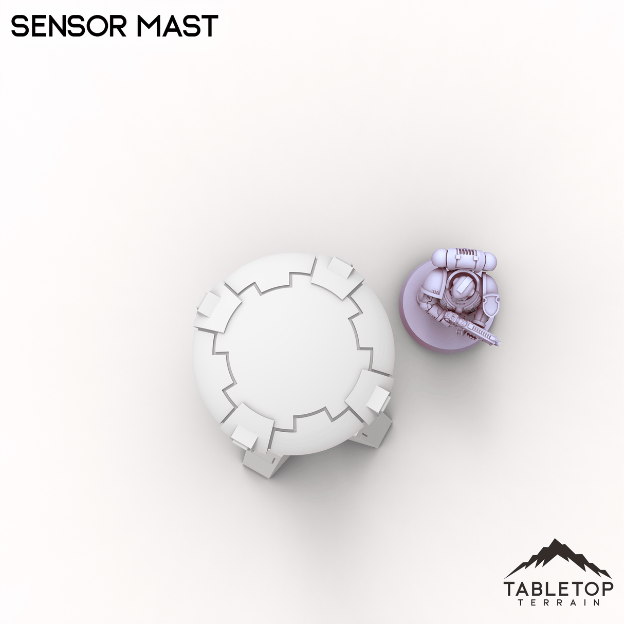 Tabletop Terrain Building Sensor Mast