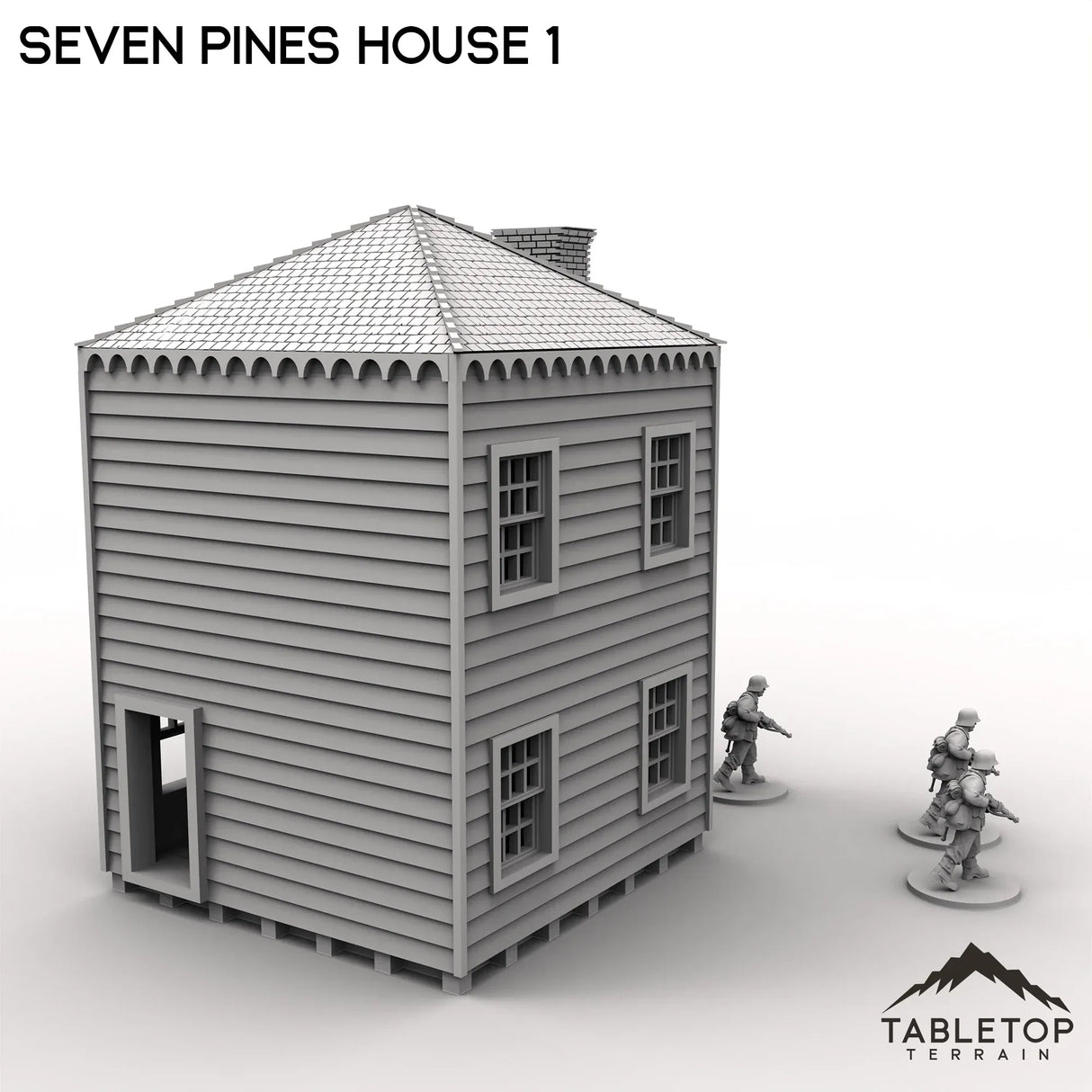 Tabletop Terrain Building Seven Pines House 1