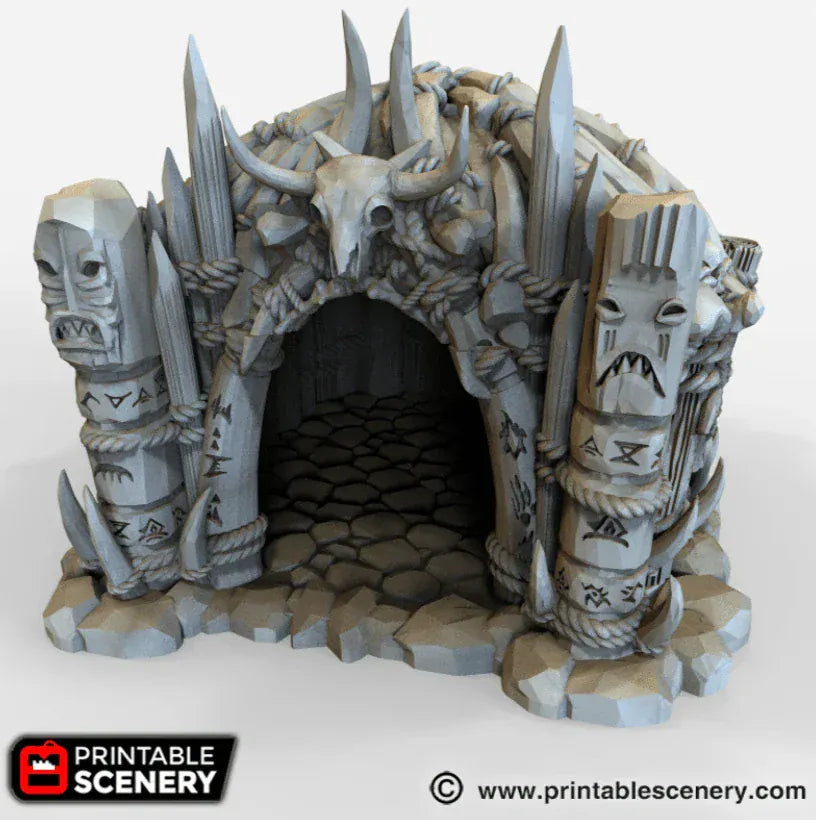 Tabletop Terrain Building Shaman's Hut - Tribal Terrain