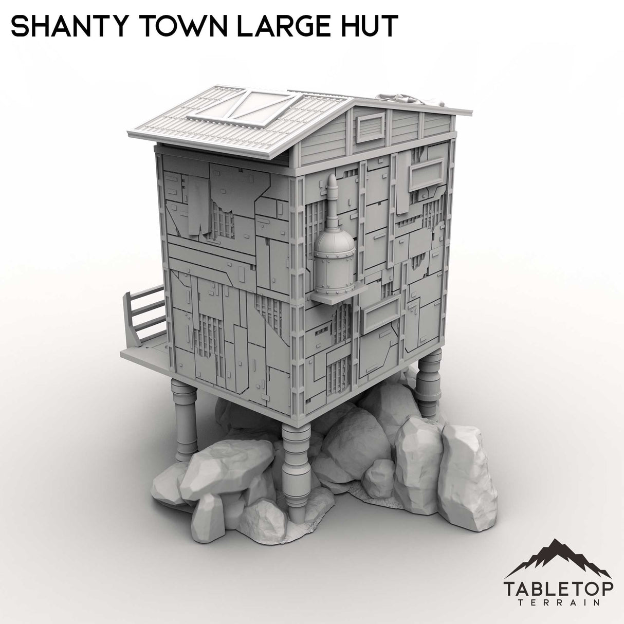 Tabletop Terrain Building Shanty Town Large Hut