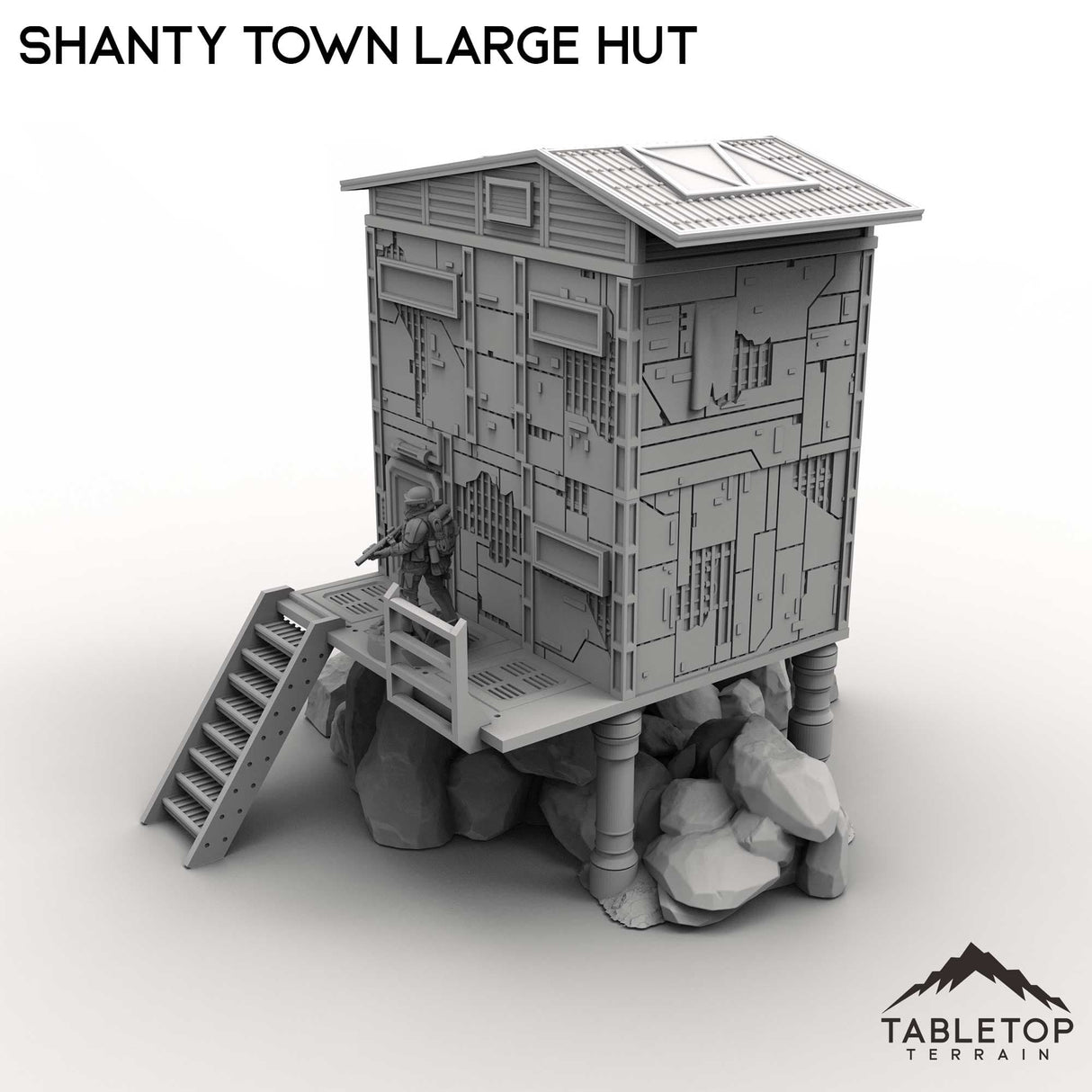 Tabletop Terrain Building Shanty Town Large Hut
