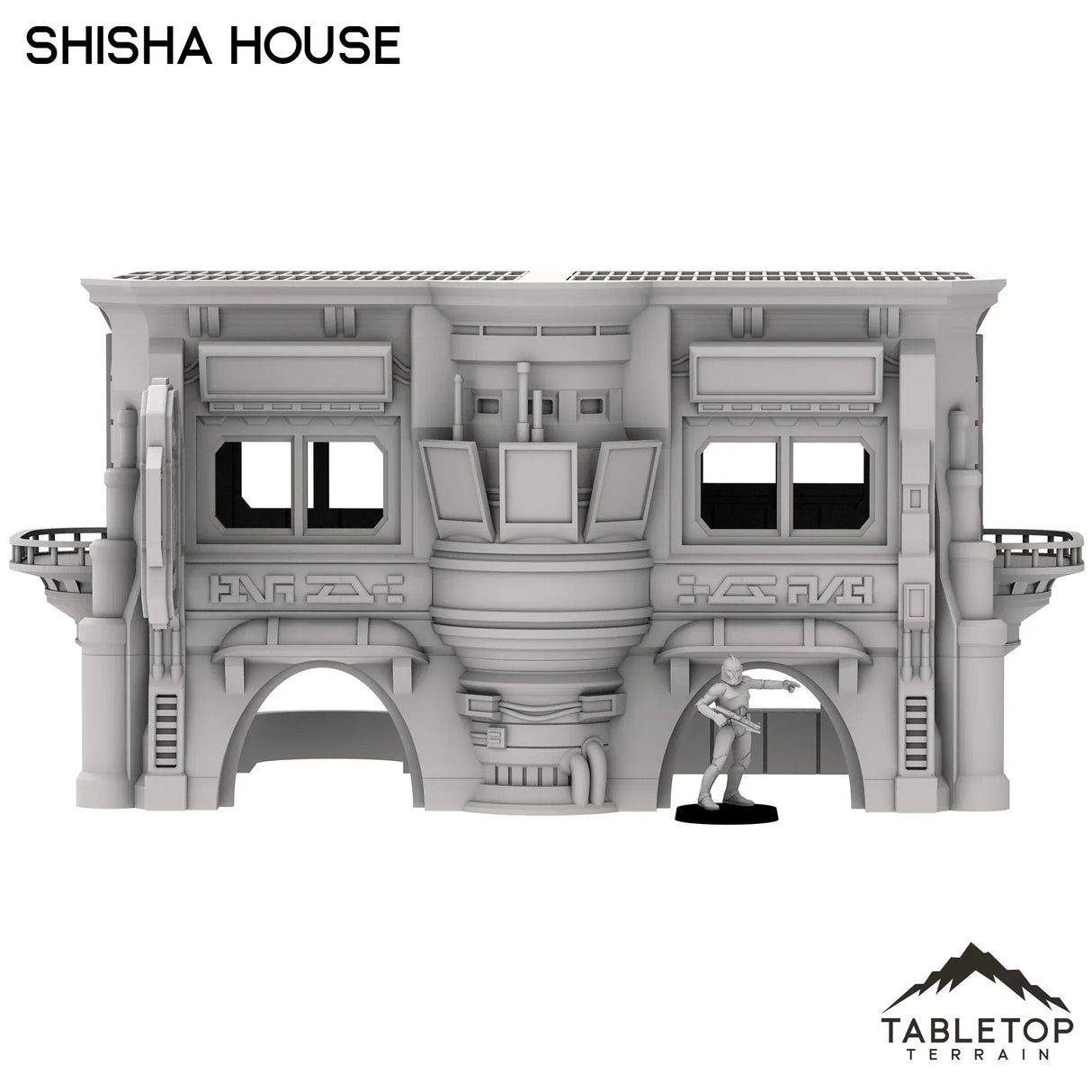 Tabletop Terrain Building Shisha House - Futuristic City