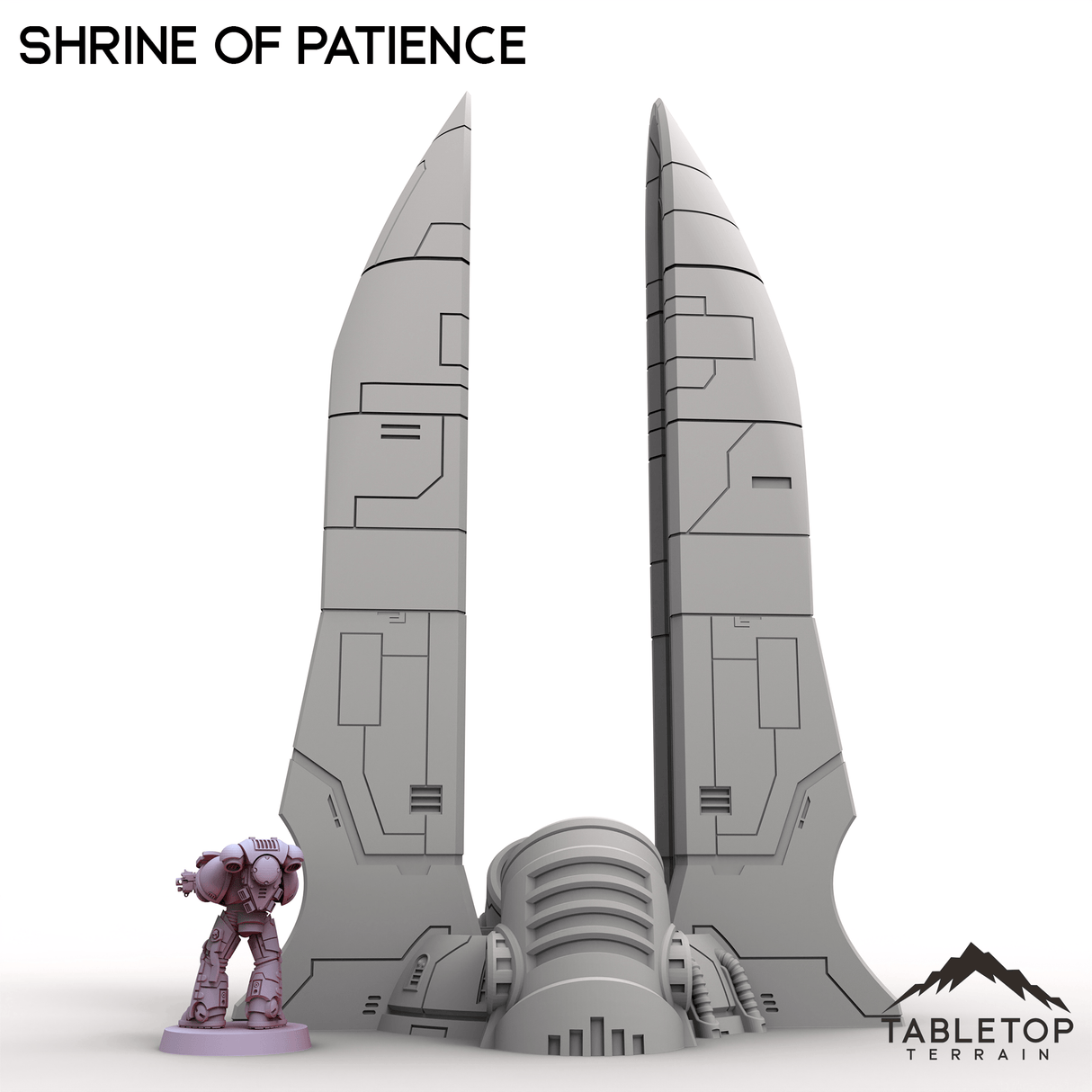 Tabletop Terrain Building Shrine of Patience