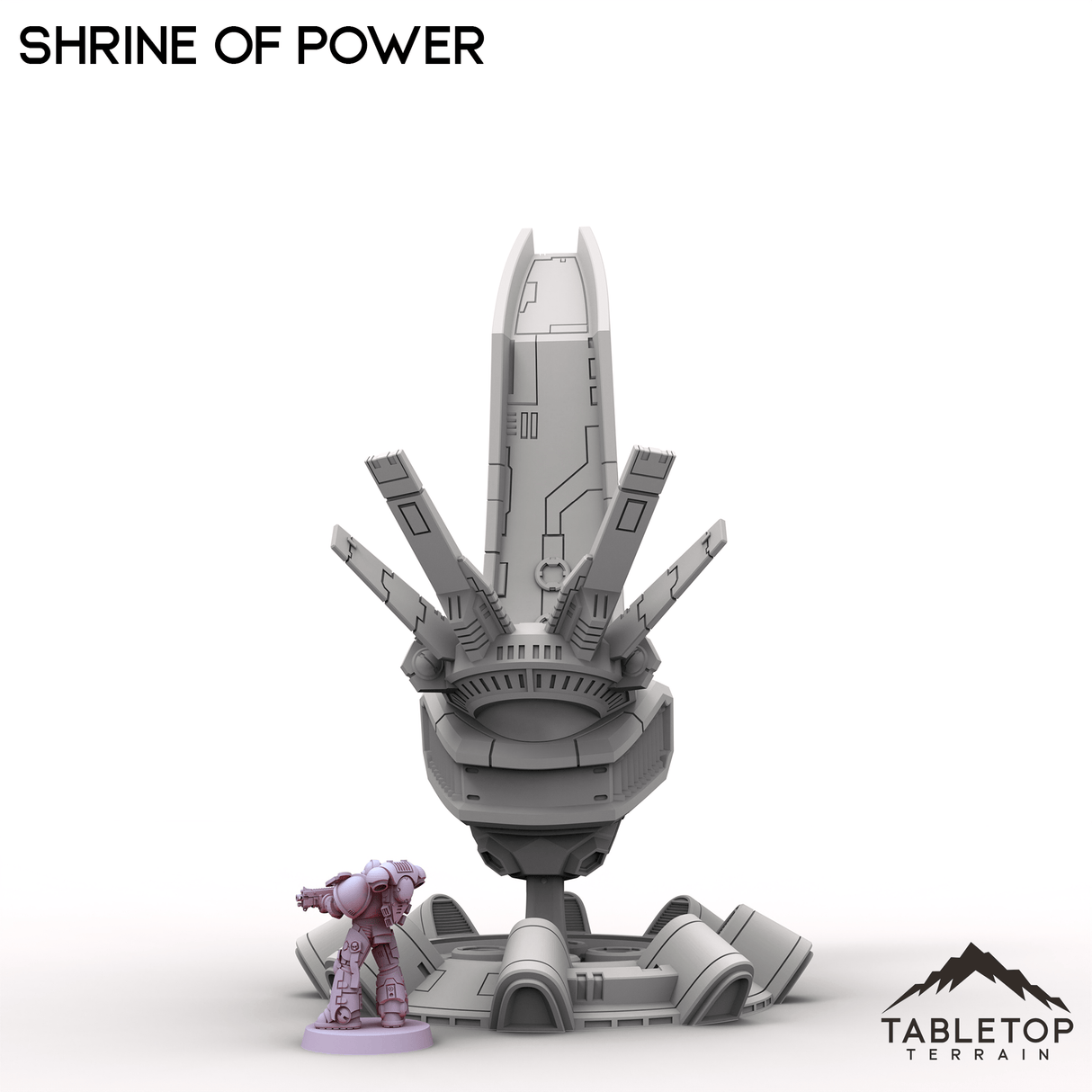 Tabletop Terrain Building Shrine of Power