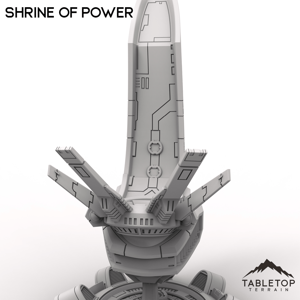 Tabletop Terrain Building Shrine of Power