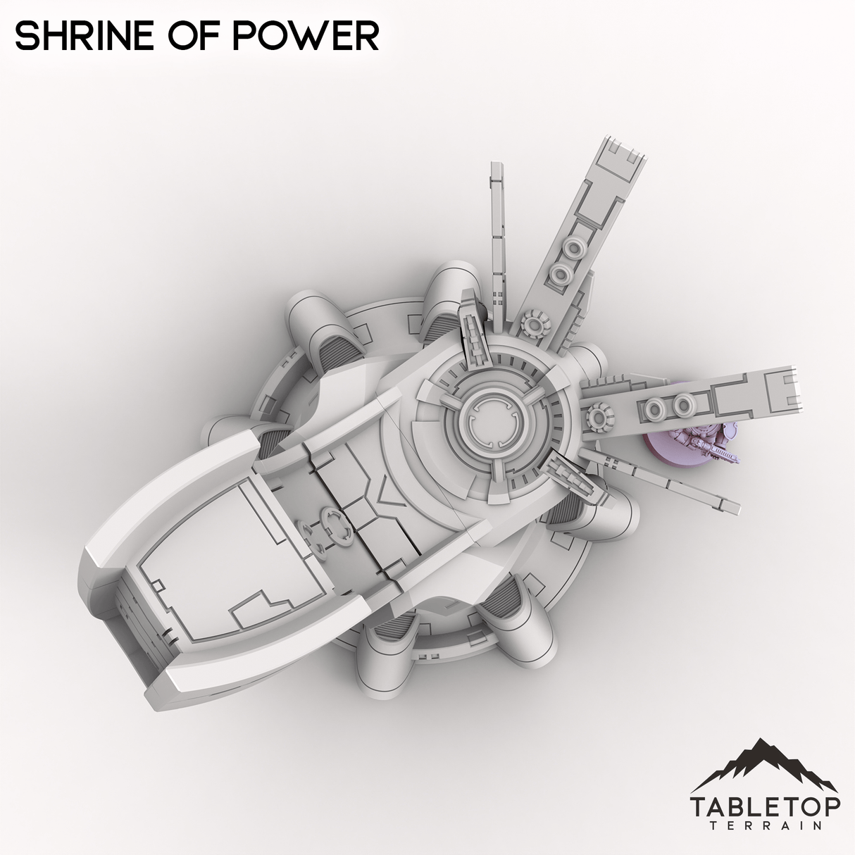 Tabletop Terrain Building Shrine of Power
