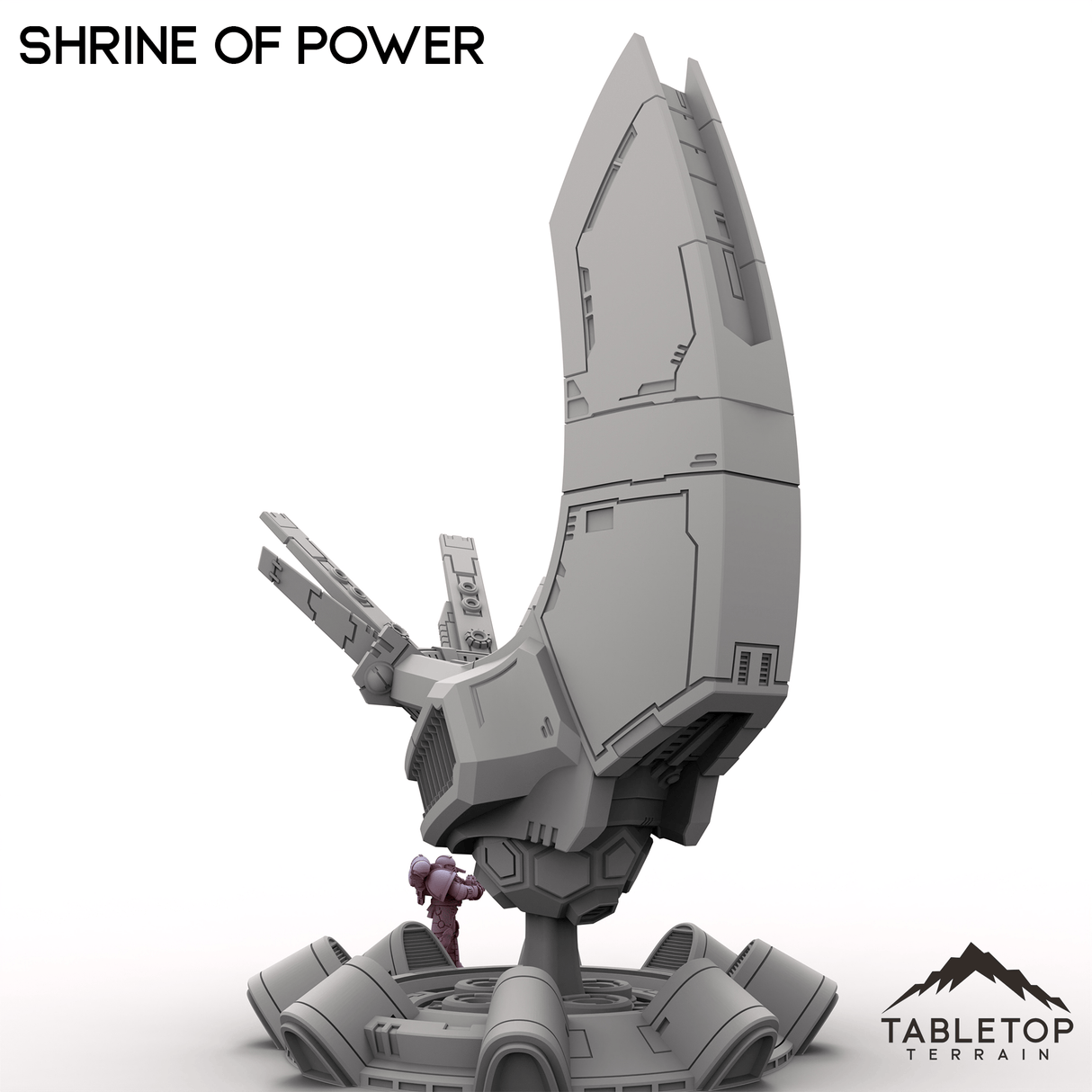 Tabletop Terrain Building Shrine of Power