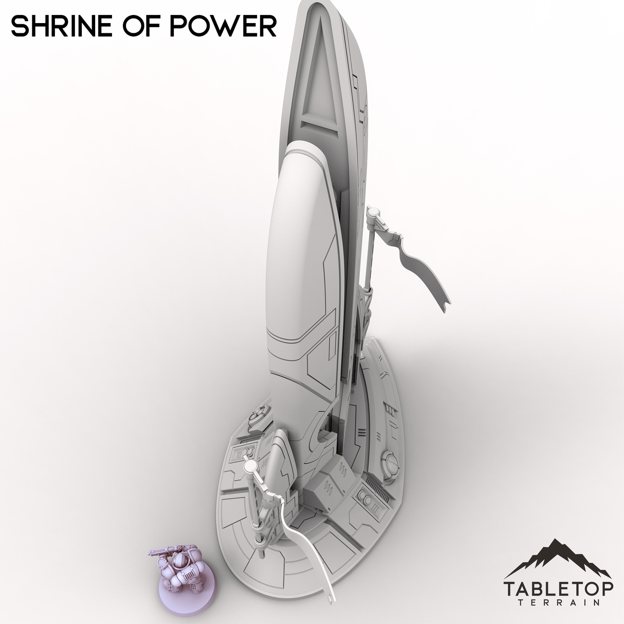 Tabletop Terrain Building Shrine of Unity