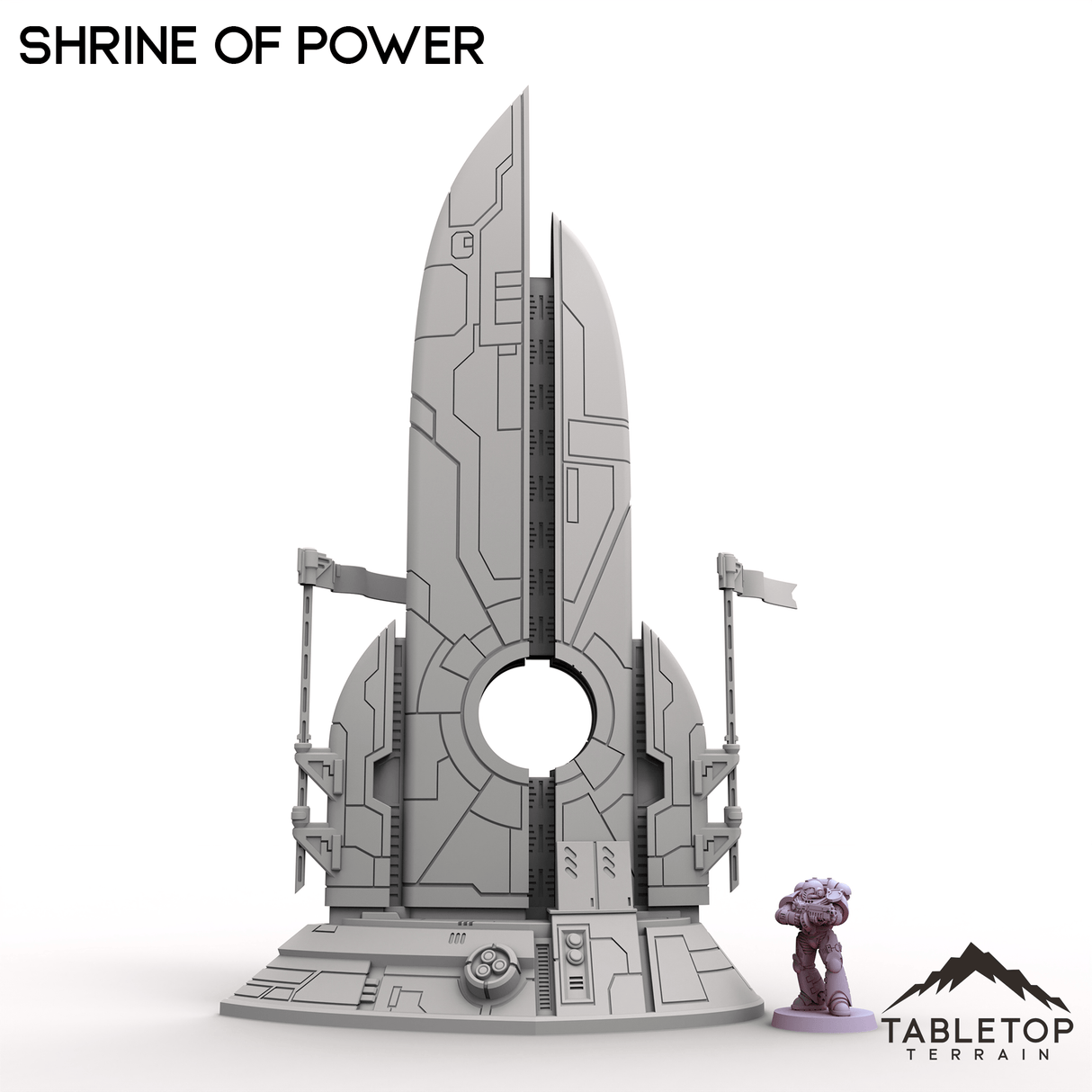 Tabletop Terrain Building Shrine of Unity