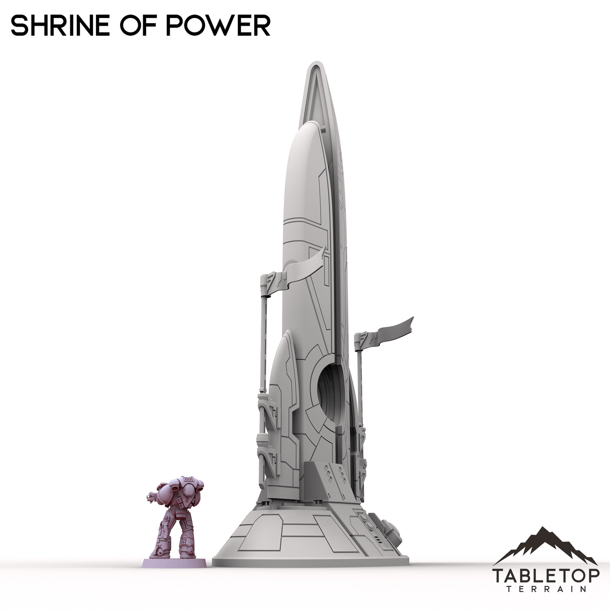 Tabletop Terrain Building Shrine of Unity