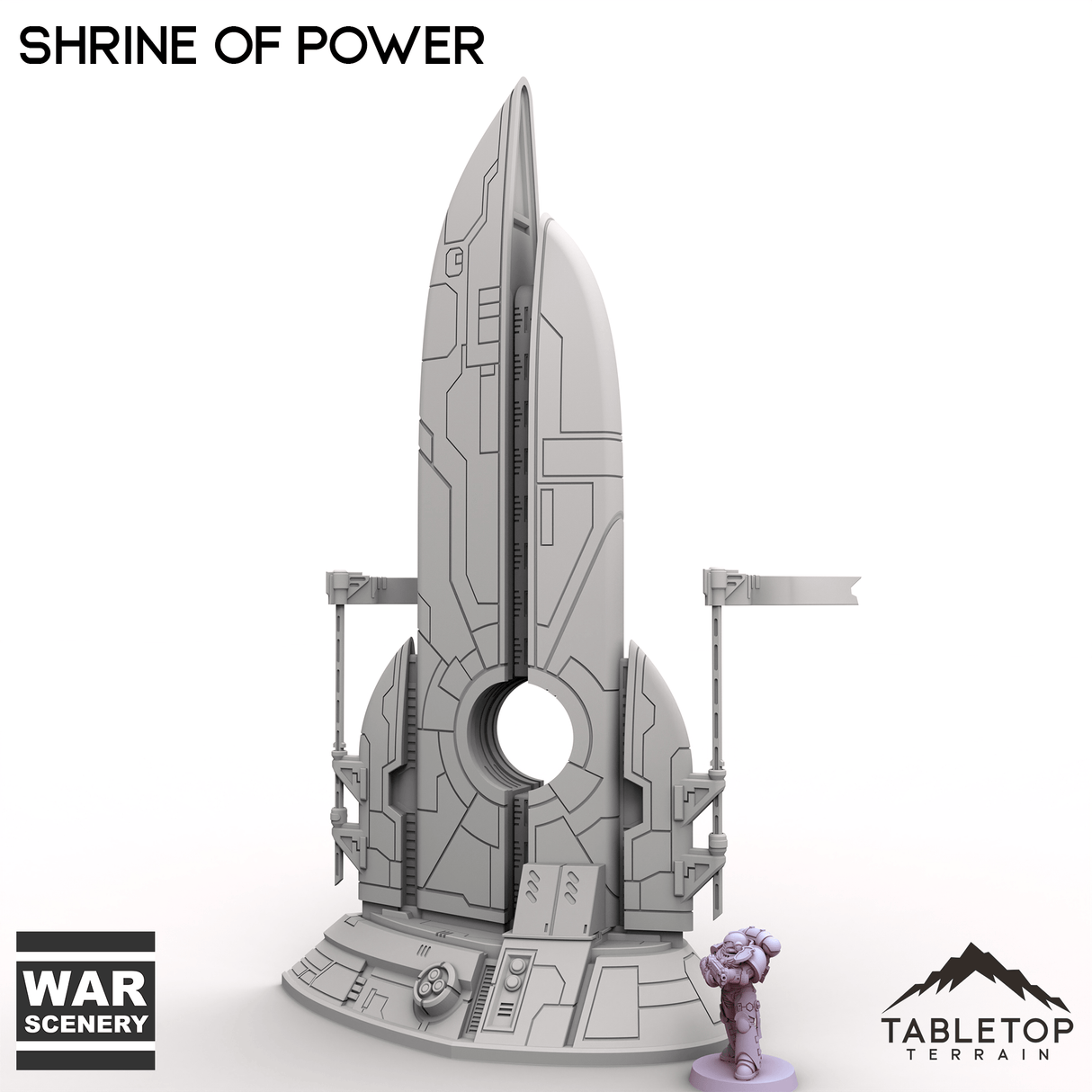 Tabletop Terrain Building Shrine of Unity