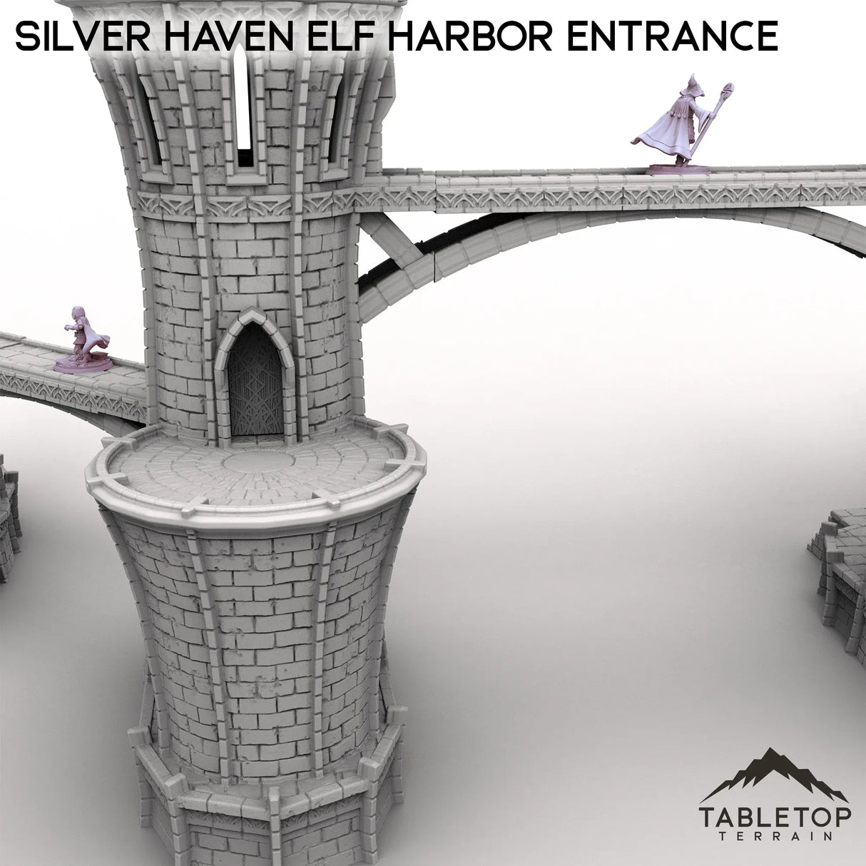 Tabletop Terrain Building Silver Haven Elf Harbor Entrance
