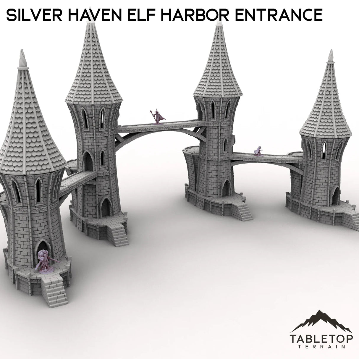 Tabletop Terrain Building Silver Haven Elf Harbor Entrance