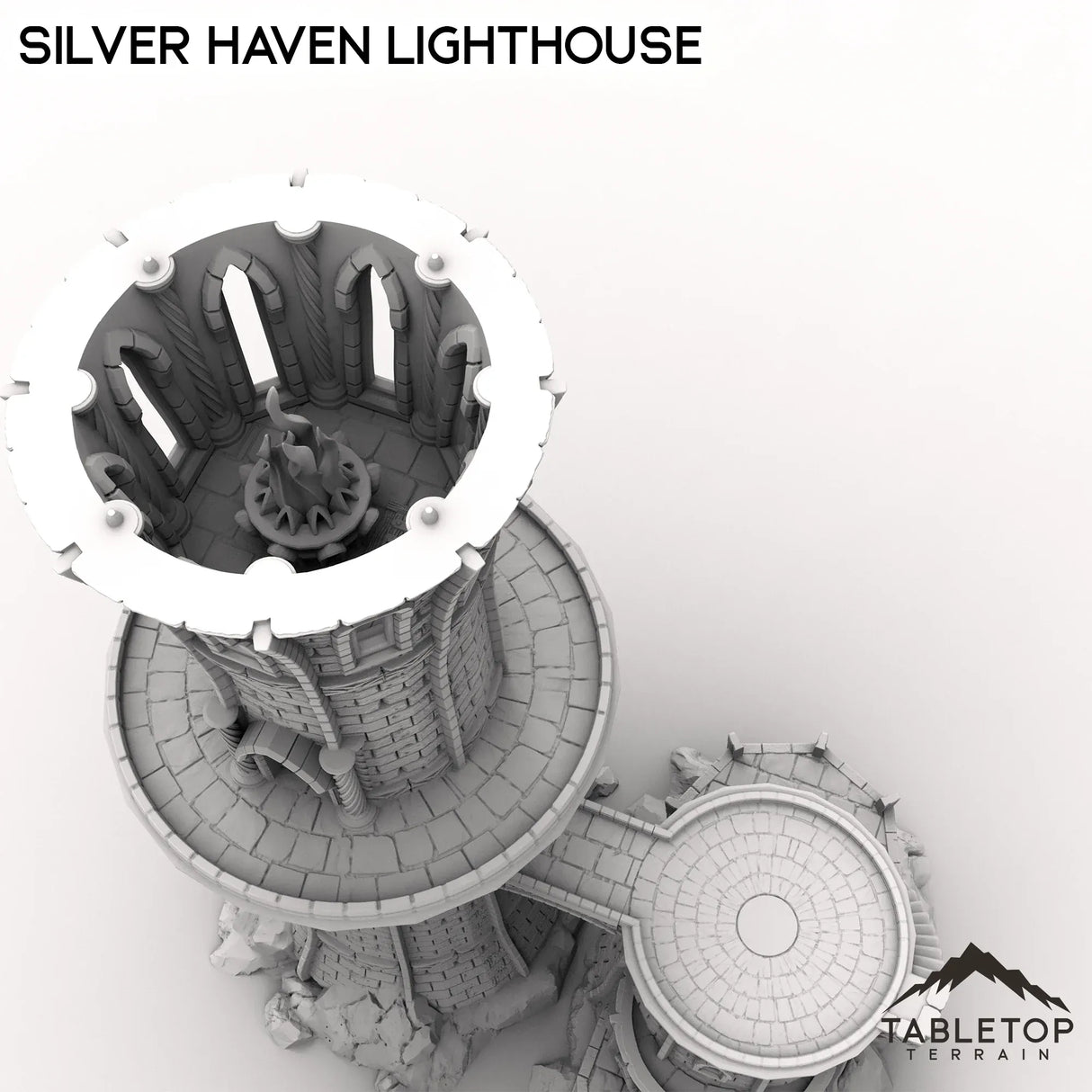 Tabletop Terrain Building Silver Haven Lighthouse