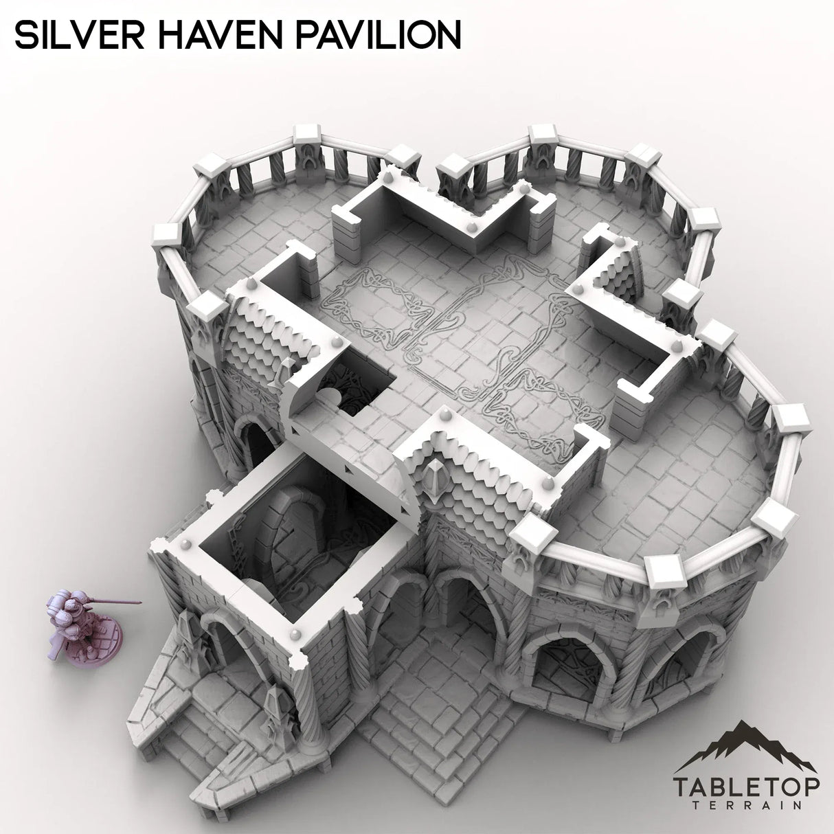 Tabletop Terrain Building Silver Haven Pavilion