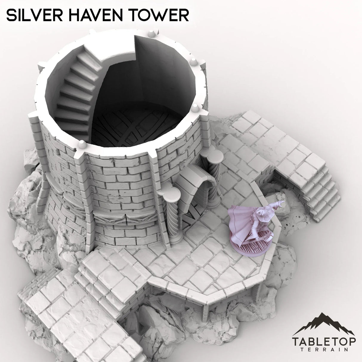 Tabletop Terrain Building Silver Haven Tower
