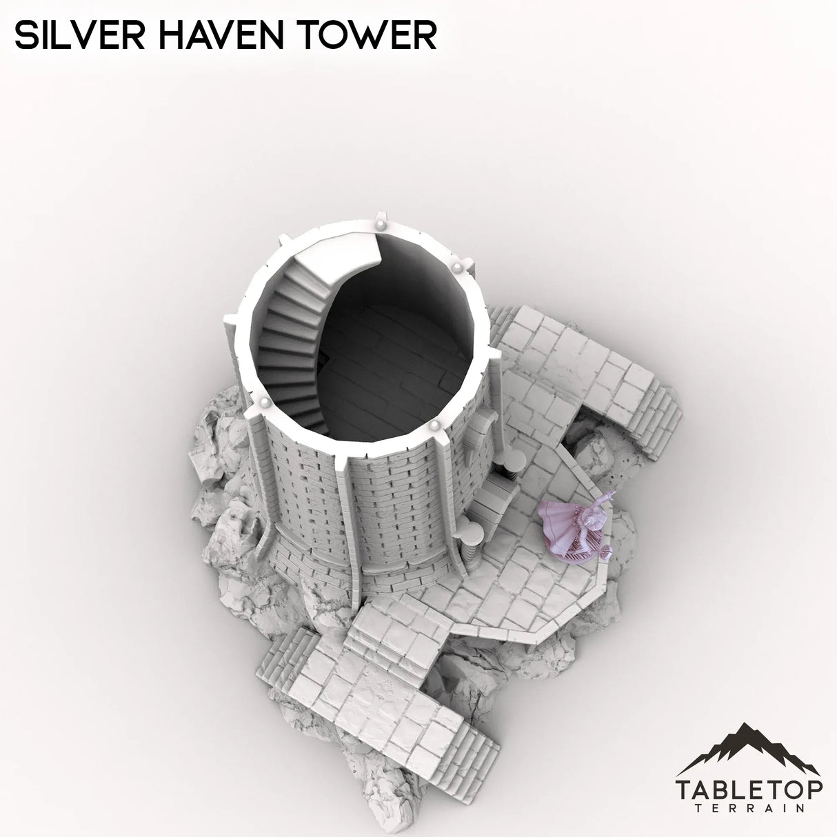 Tabletop Terrain Building Silver Haven Tower