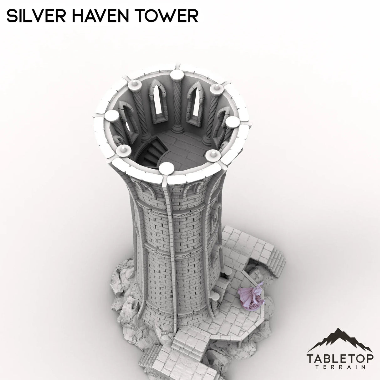 Tabletop Terrain Building Silver Haven Tower