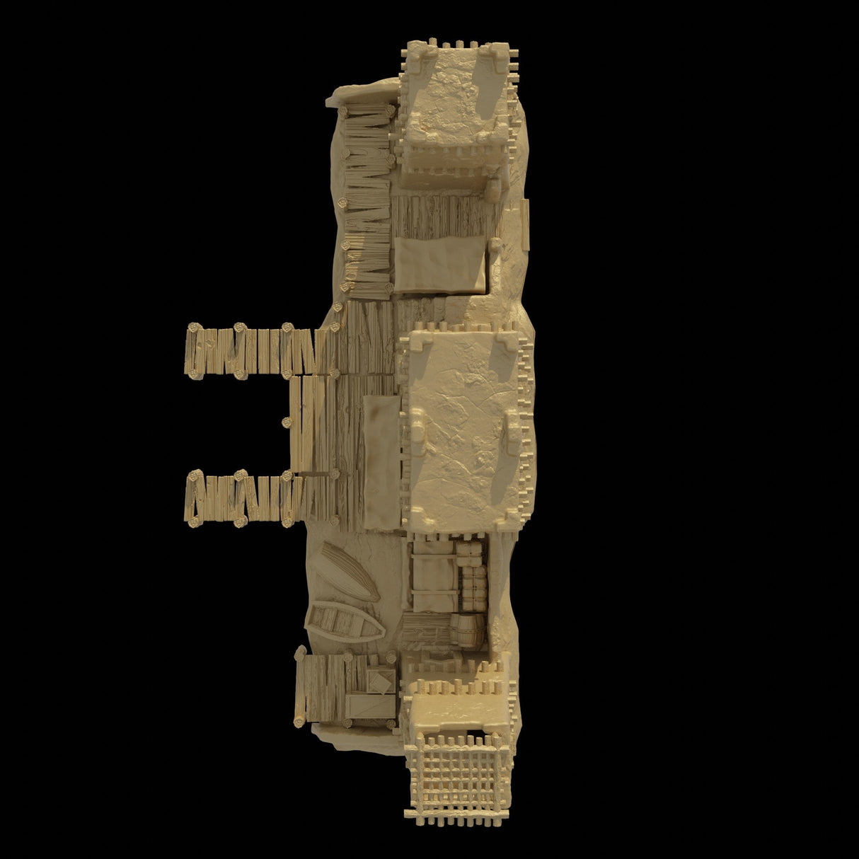 Tabletop Terrain Building Small Desert Dock