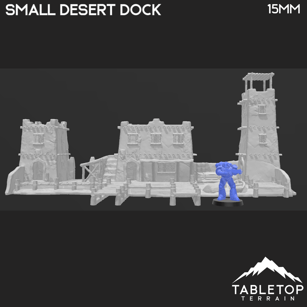 Tabletop Terrain Building Small Desert Dock