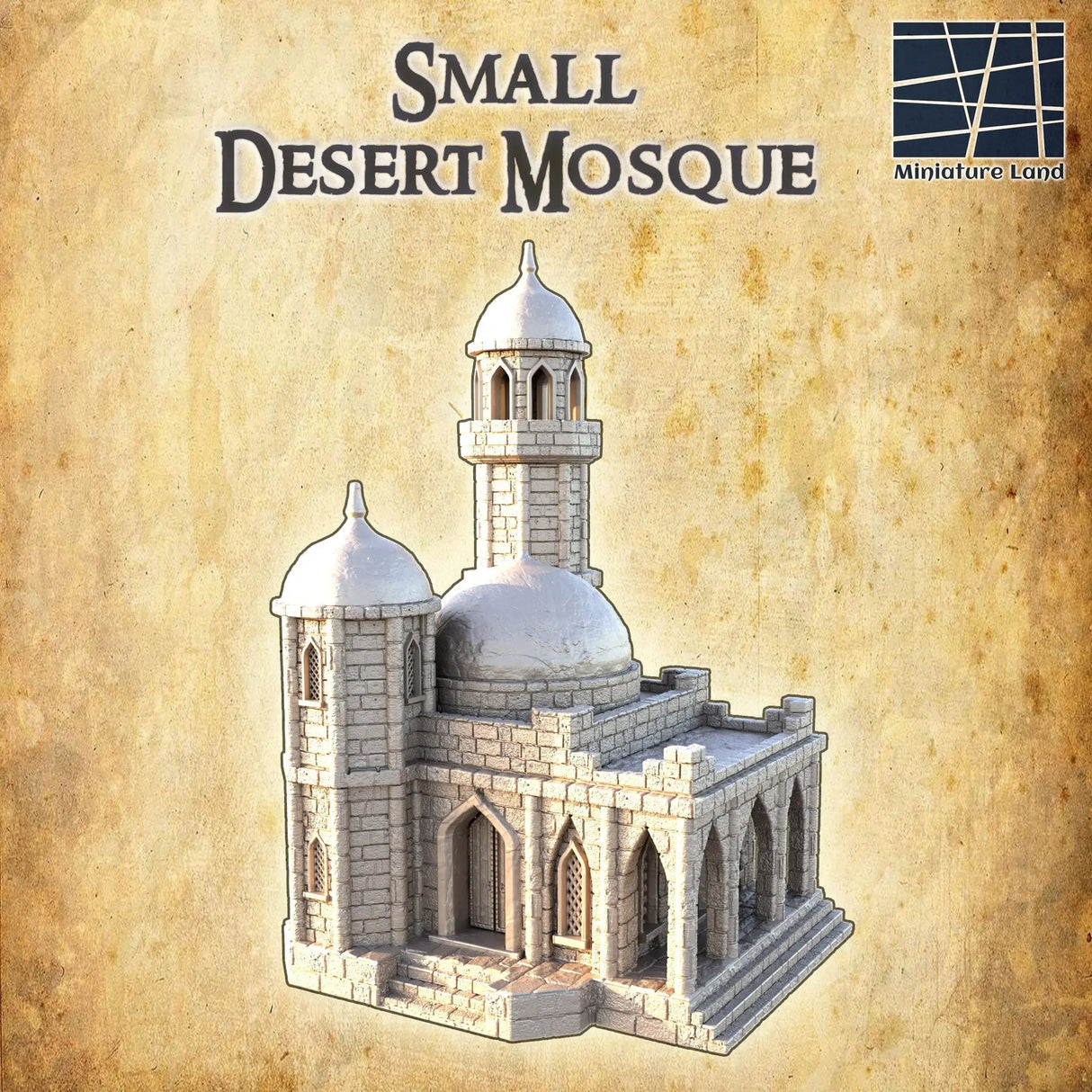Tabletop Terrain Building Small Desert Mosque