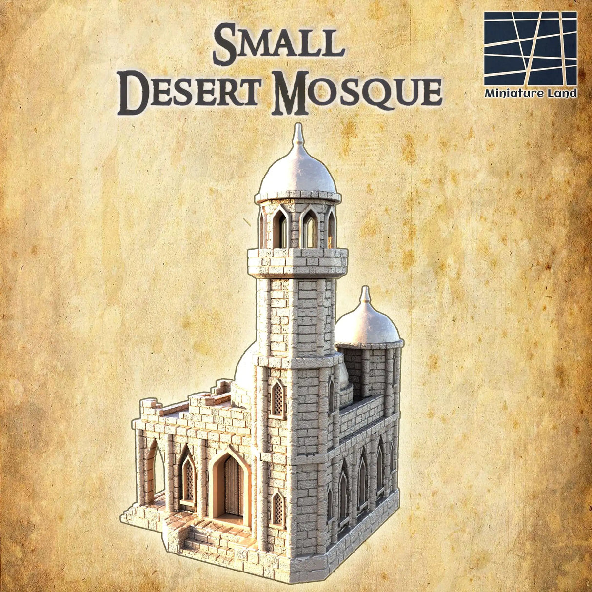 Tabletop Terrain Building Small Desert Mosque