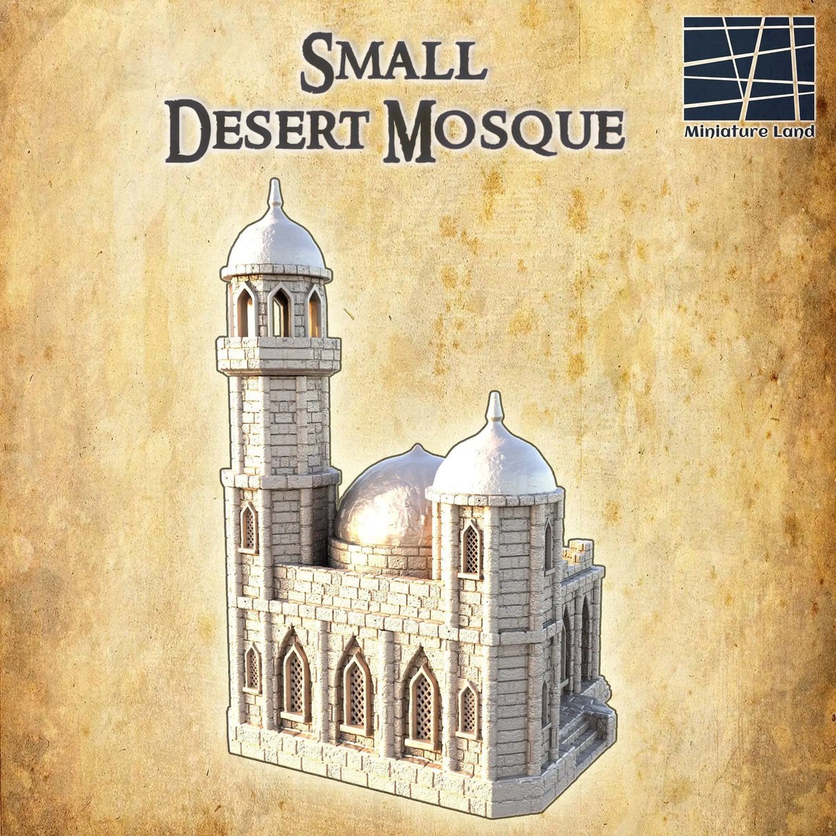 Tabletop Terrain Building Small Desert Mosque