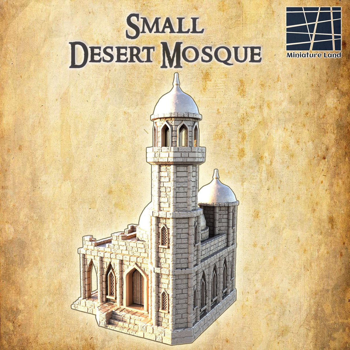 Tabletop Terrain Building Small Desert Mosque