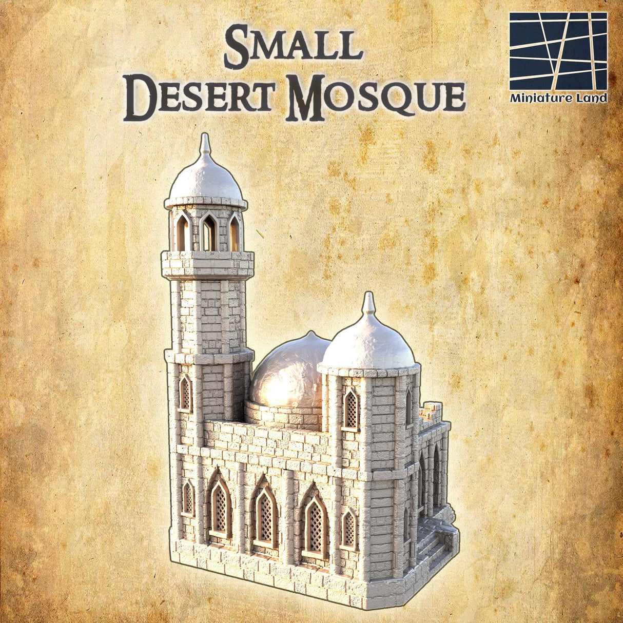 Tabletop Terrain Building Small Desert Mosque