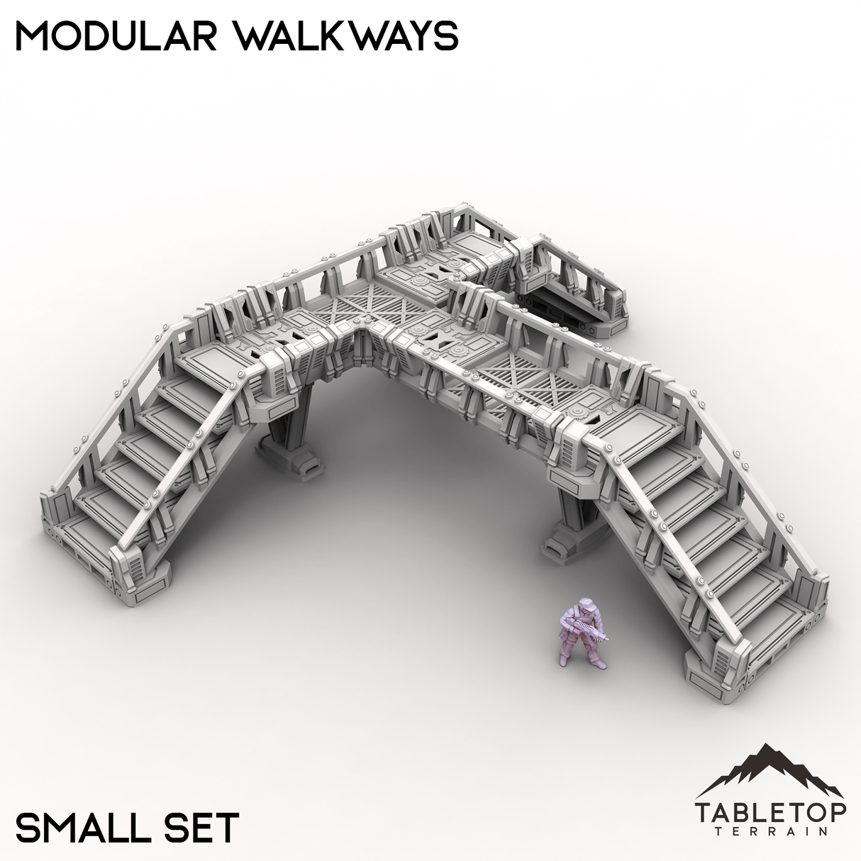 Tabletop Terrain Building Small Modular Walkways