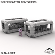 Tabletop Terrain Building Small Sci Fi Scatter Containers