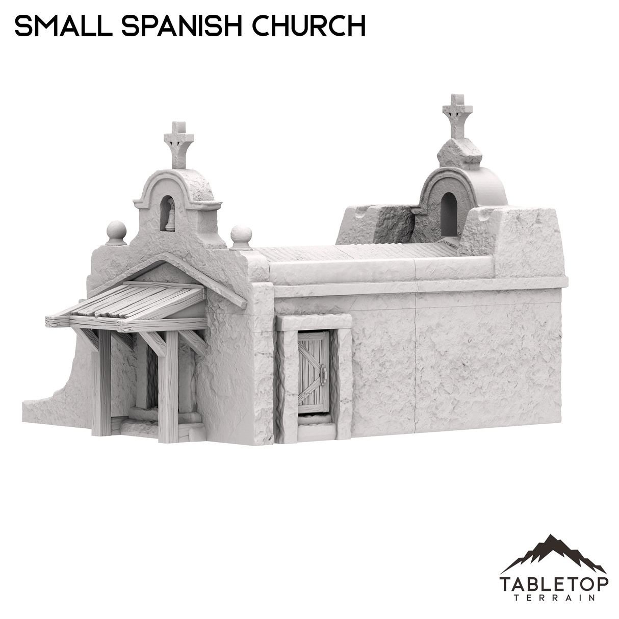 Tabletop Terrain Building Small Spanish Church - Old Wild Western Rush