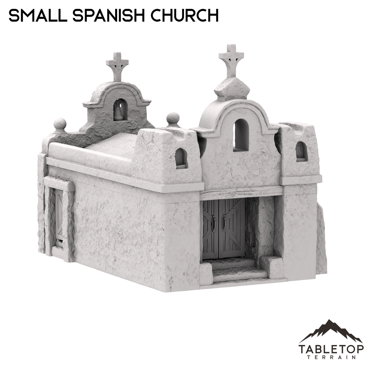 Tabletop Terrain Building Small Spanish Church - Old Wild Western Rush