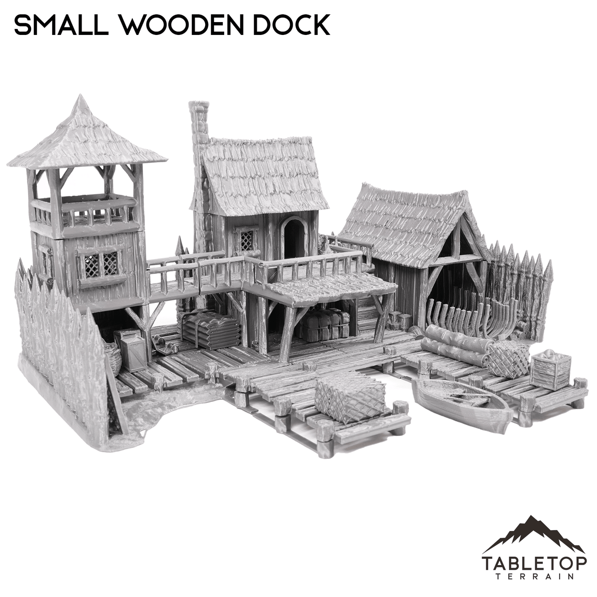 Tabletop Terrain Building Small Wooden Dock
