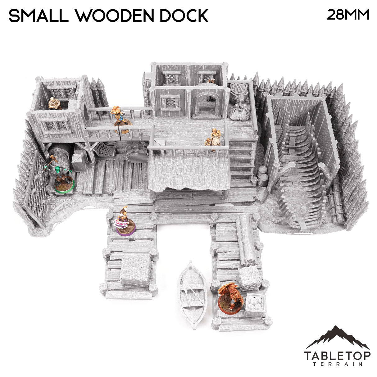 Tabletop Terrain Building Small Wooden Dock