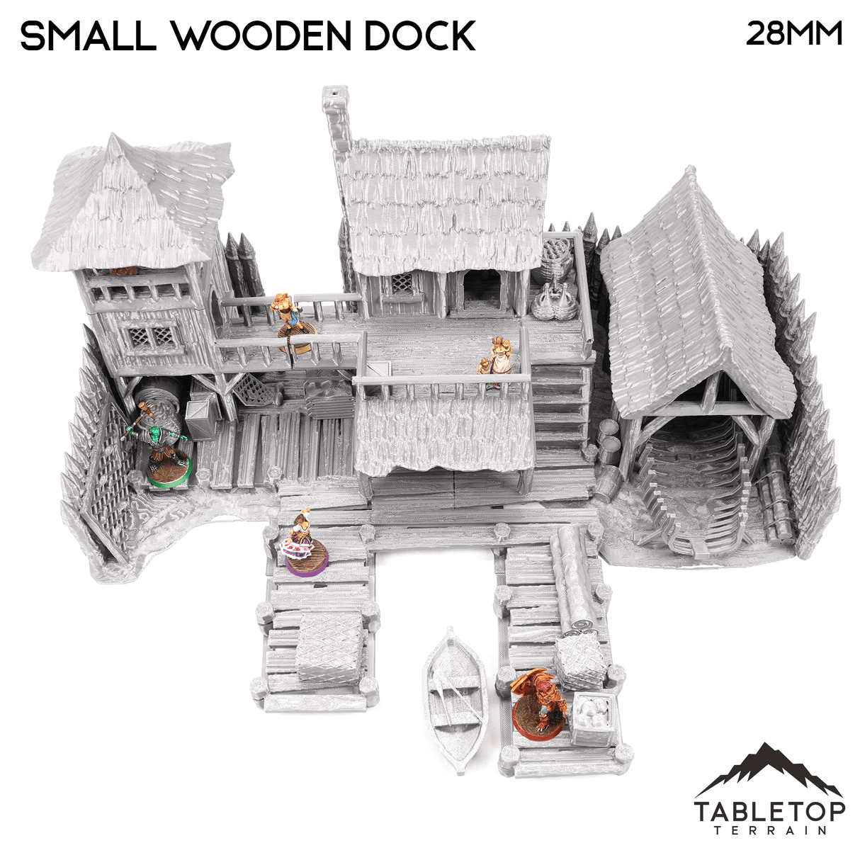 Tabletop Terrain Building Small Wooden Dock