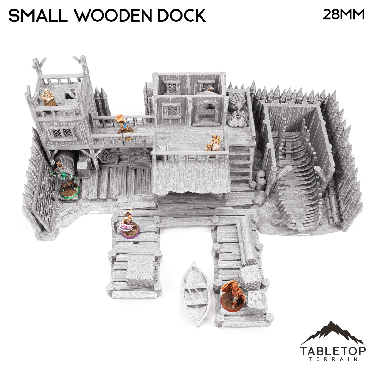 Tabletop Terrain Building Small Wooden Dock