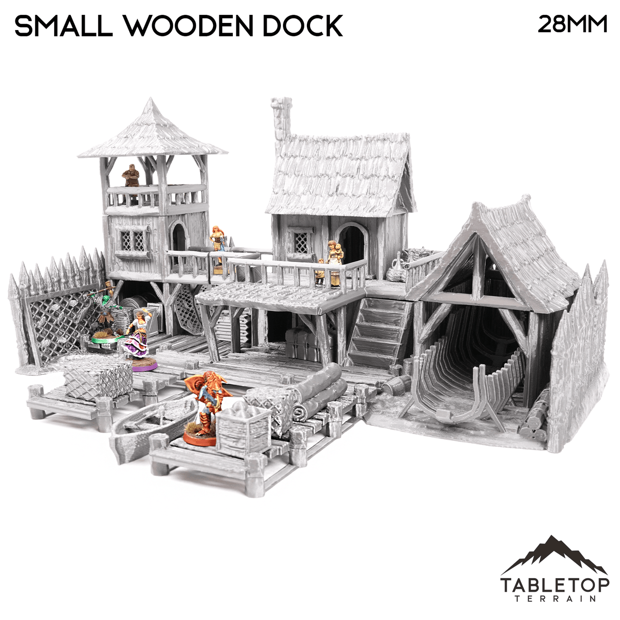 Tabletop Terrain Building Small Wooden Dock